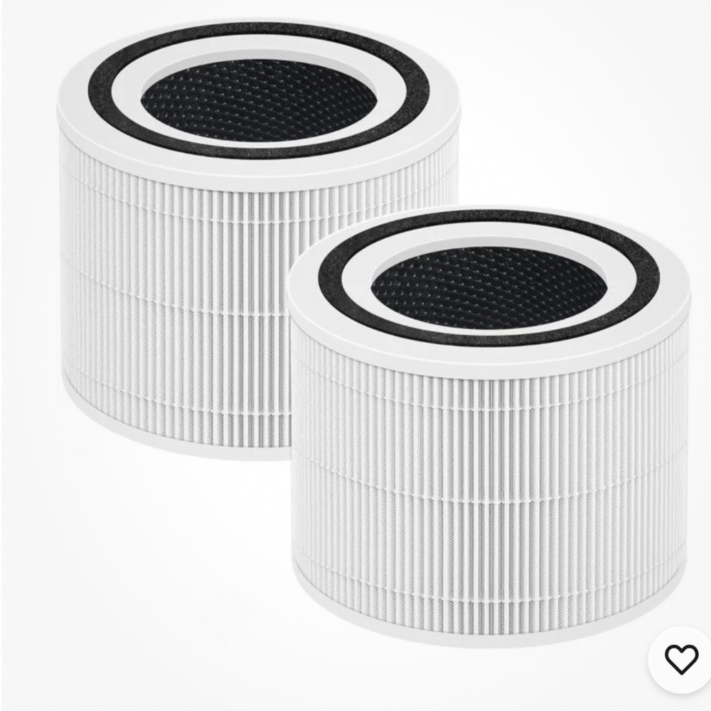 Funmit HEPA Air Purifier Filter Replacement | Core 300-RF (White) 2 Pack